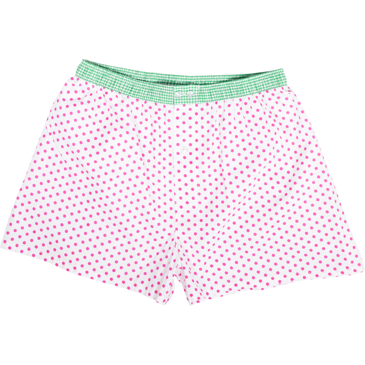 pink white & green